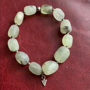 Silpada Sterling Silver and Jade Bracelet